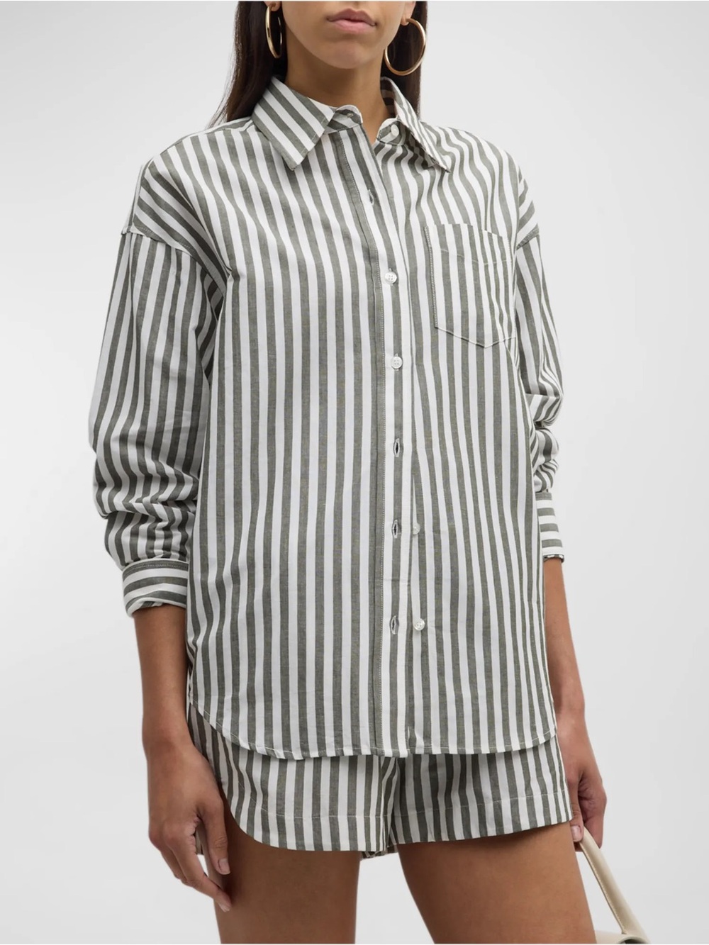 LOFT striped button down